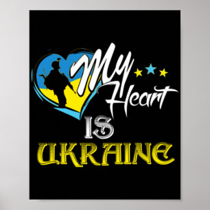 Affiche Honneur aux soldats ukrainiens