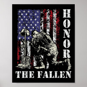 Affiche Honneur Les Fallen Se Souviennent Ne Jamais Oublie