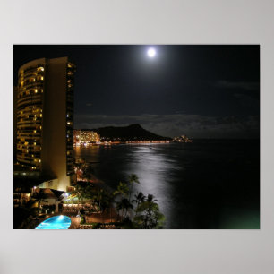 Affiche Honolulu Hawaï