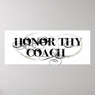 Affiche Honor Thy Coach