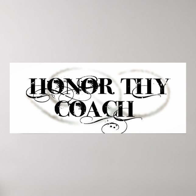 Affiche Honor Thy Coach (Devant)