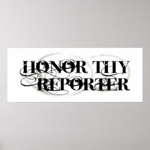 Affiche Honor Thy Reporter