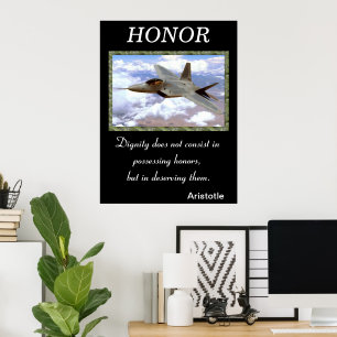 Affiche Honor Unites Military's Déterminé and Brave Warri