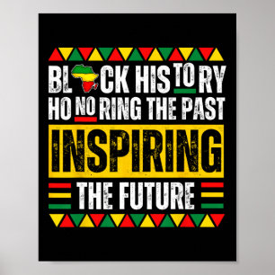 Affiche Honorer le passé, inspirer le futur, fierté de l'h