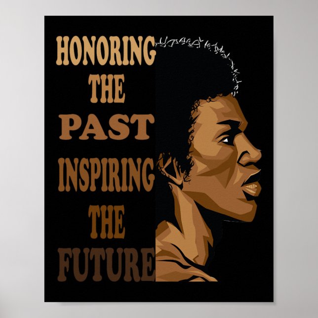 Affiche Honorer le passé Mois de l'histoire des Noirs Amou (Devant)