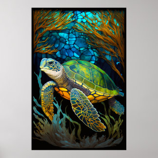 Affiche Honu Haven Eau De Verre