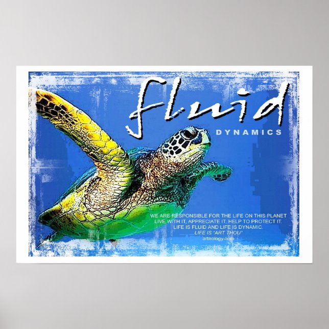 Affiche Honu Life par Gregory Gallo (Devant)