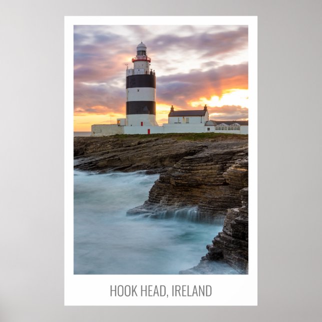 Affiche Hook Head, Comté de Wexford, Irlande (Devant)