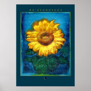 Affiche Hooponopono Sunflower Cleansing