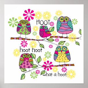 Affiche Hootie Owl