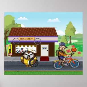 Affiche Hootin' Cycles