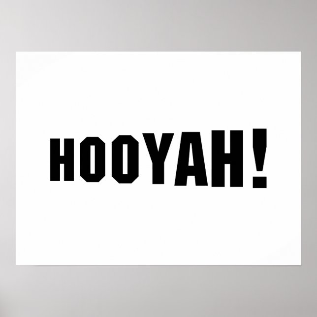 AFFICHE HOOYAH ! (Devant)