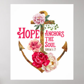 Affiche Hope Ancres the Soul Art Print