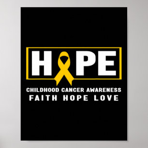 Affiche Hope Childhood Cancer - Children Cancer Awards