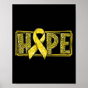 Affiche Hope Chilhood Cancer Youth Chilhood Cancer Aware