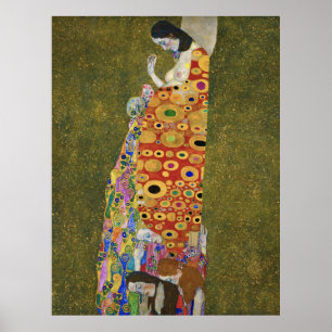 Affiche Hope II de Gustav Klimt (1907-1908)
