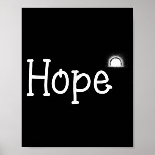 Affiche Hope Motivation Cadeau Pour Hommes Femmes Vêtement