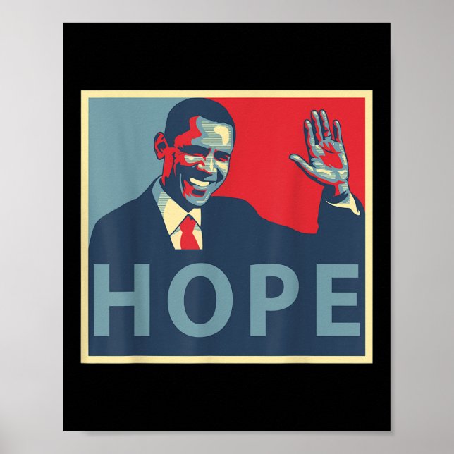 Affiche Hope Obama 44 Président (Devant)