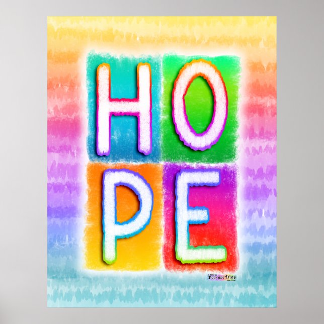 Affiche HOPE Pop Art (Devant)