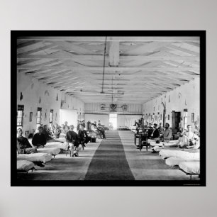 Affiche Hôpital carré d'arsenal à Washington, dc 1865