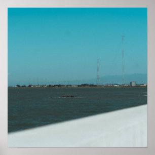 Affiche Horizon Bleu