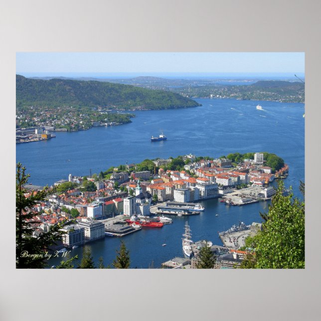 Affiche Horizon bleu (Devant)