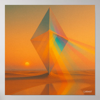 Affiche Horizon Chromatique