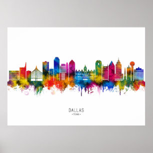Affiche Horizon de Dallas Texas
