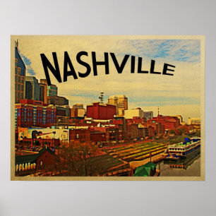 Affiche Horizon de Nashville Tennessee