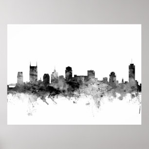 Affiche Horizon de Nashville Tennessee