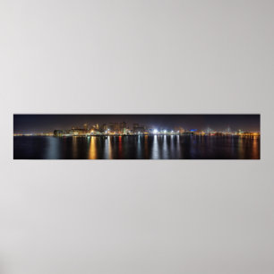 Affiche Horizon de nuit de Boston