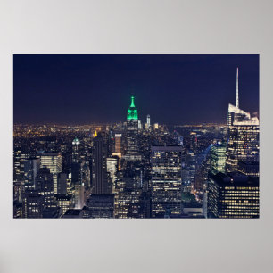Affiche Horizon de nuit de New York