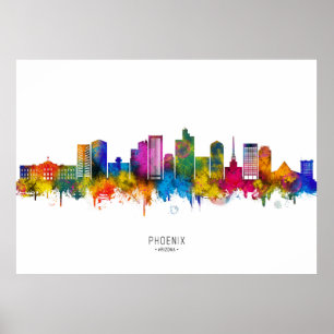 Affiche Horizon de Phoenix Arizona