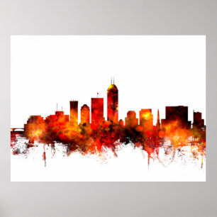 Affiche Horizon d'Indianapolis Indiana
