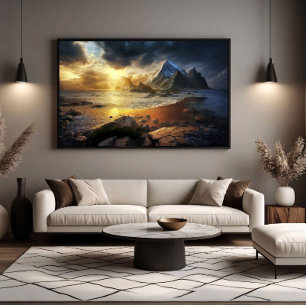 Affiche Horizon Doré