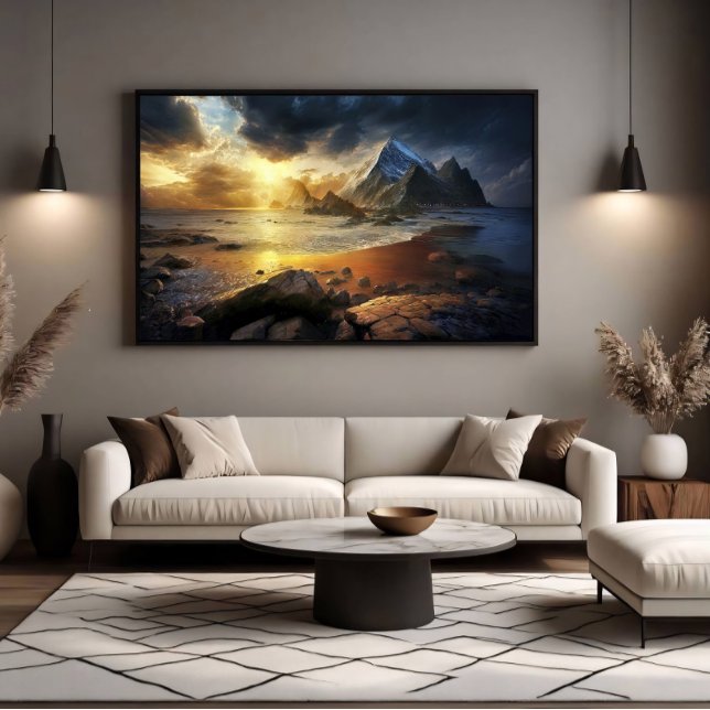 Affiche Horizon Doré (Créateur téléchargé)