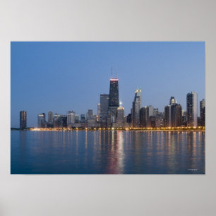Affiche Horizon du centre de Chicago