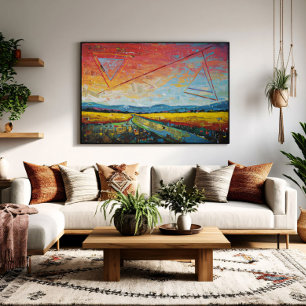 Affiche Horizon Fragmenté
