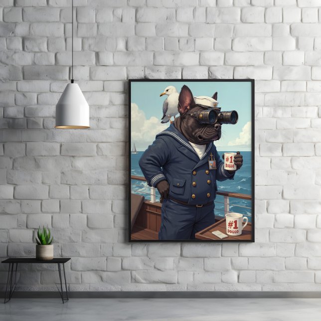 Affiche Horizon Scans Seadog : Toutes les pattes ont été d (Créateur téléchargé)