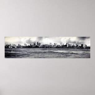 Affiche Horizon vintage Photograph panoramique (1902) de