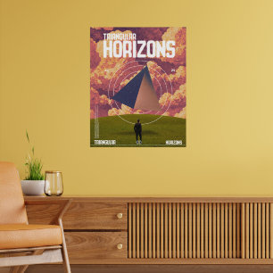 Affiche Horizons triangulaires