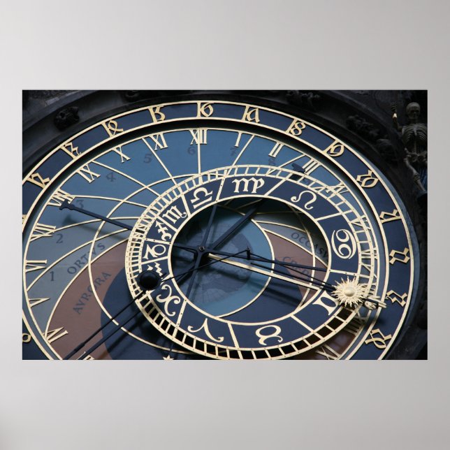 Affiche Horloge astronomique (Devant)