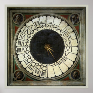 Affiche Horloge du Duomo par Paolo Uccello