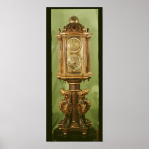 Affiche Horloge planétaire, terminée en 1520