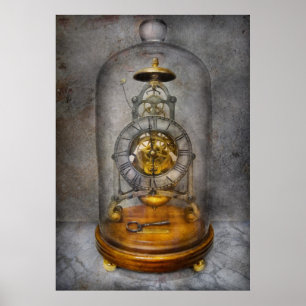 Affiche Horloger - La capsule temporelle