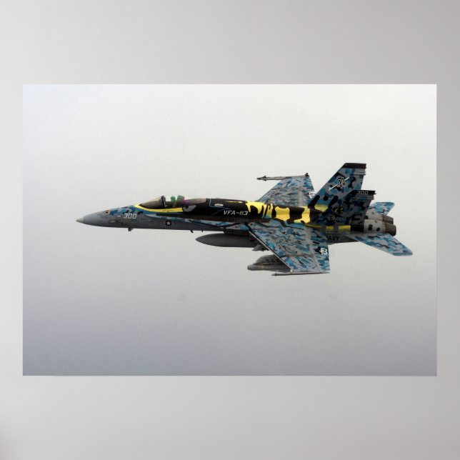 Affiche Hornet F/A-18C (Devant)