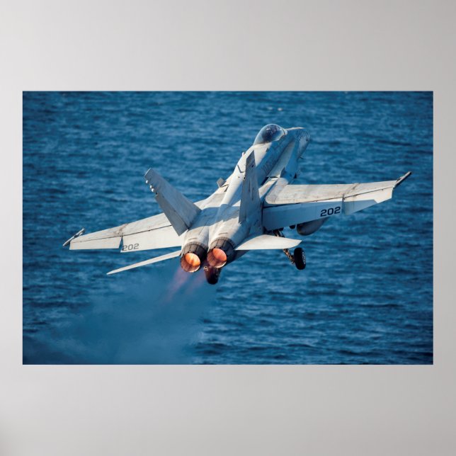 Affiche Hornet F/A-18C (Devant)