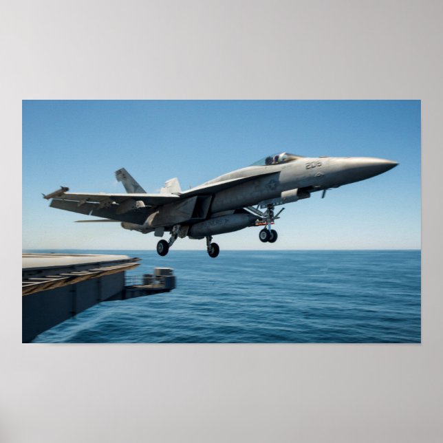 Affiche Hornet F/A-18C (Devant)
