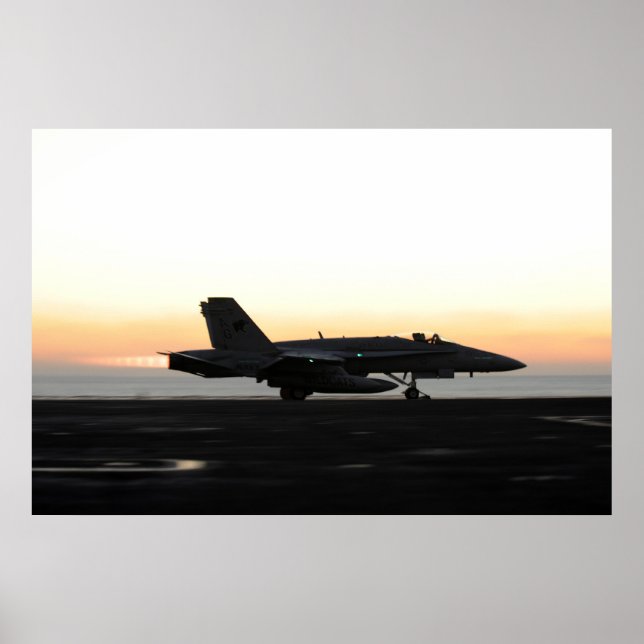 Affiche Hornet F/A-18C (Devant)