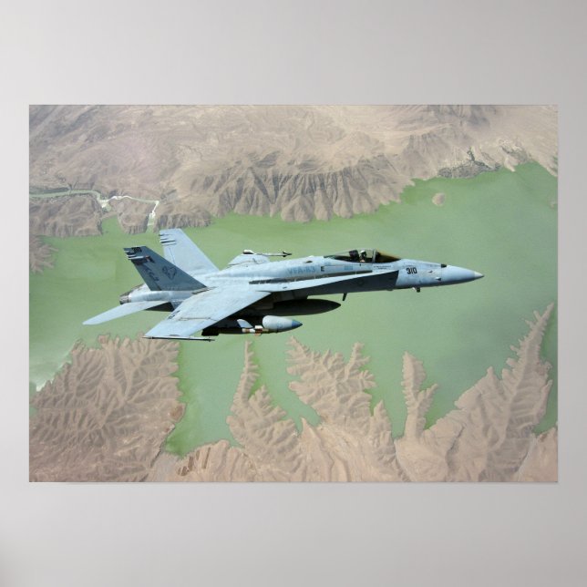 Affiche Hornet F/A-18C (Devant)